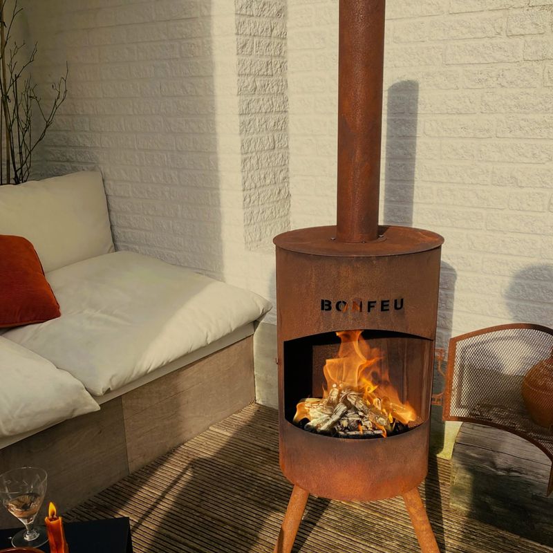 Градинска камина BonFeu BonTon corten 2