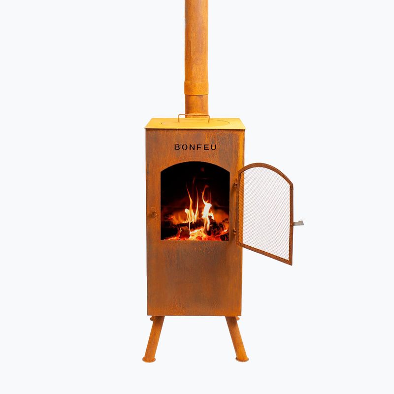 Градинска камина BonFeu BonCarré corten 2