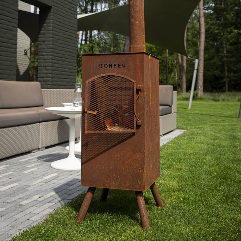 Градинска камина BonFeu BonCarré corten 7