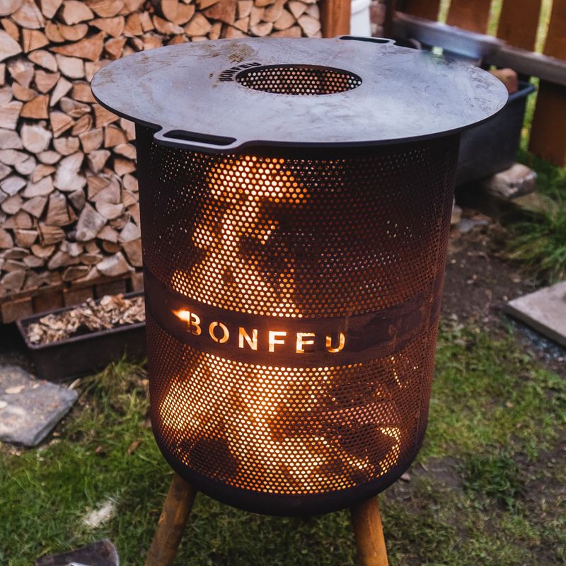 Градинско огнище BonFeu BonVes black 8