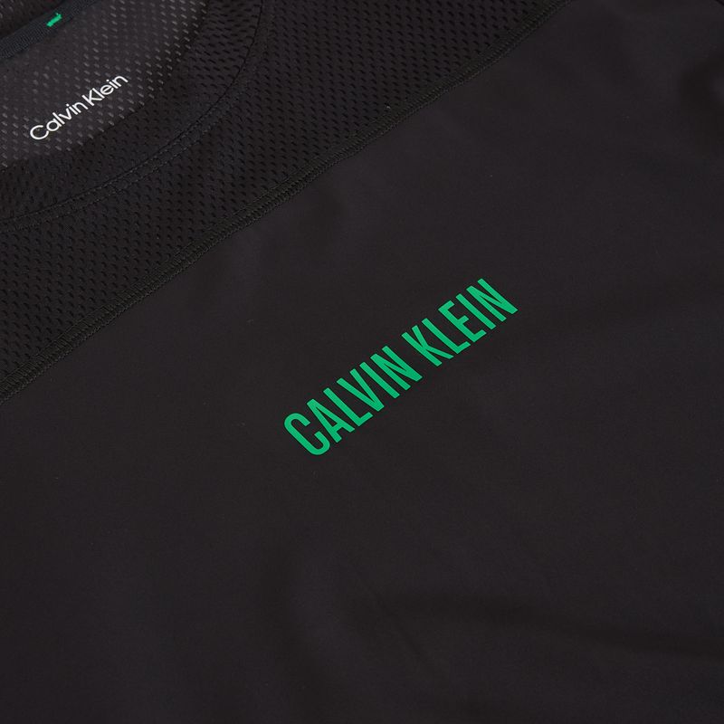 Мъжка тениска с лого Calvin Klein LVGMS5K188 Baselayer black/blosson green 3