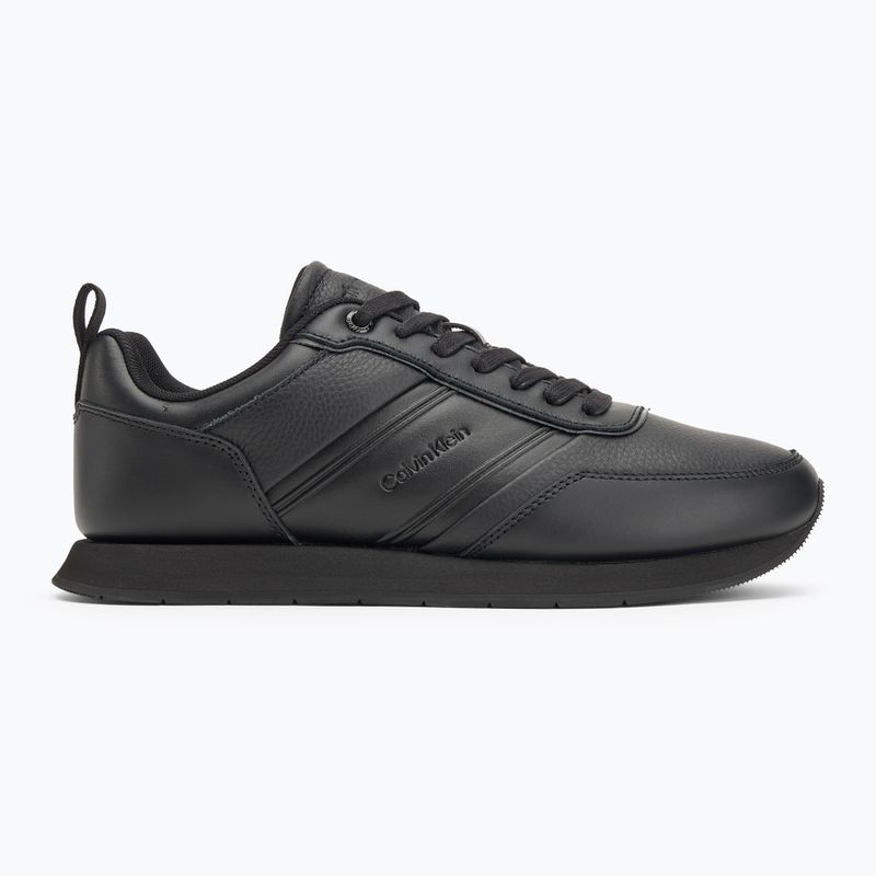 Calvin Klein мъжки обувки HM0HM01897 Low Prof Runn Laceup Tape Triple Black 2