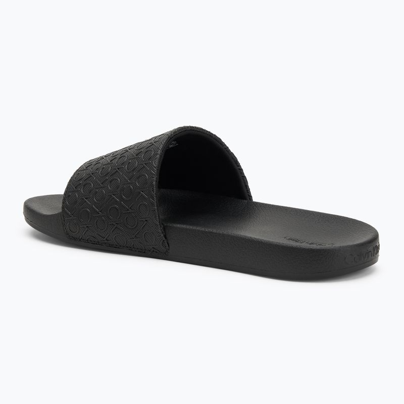 Мъжки джапанки Calvin Klein HM0HM01968 Pool Slide Mono Triple Black 3