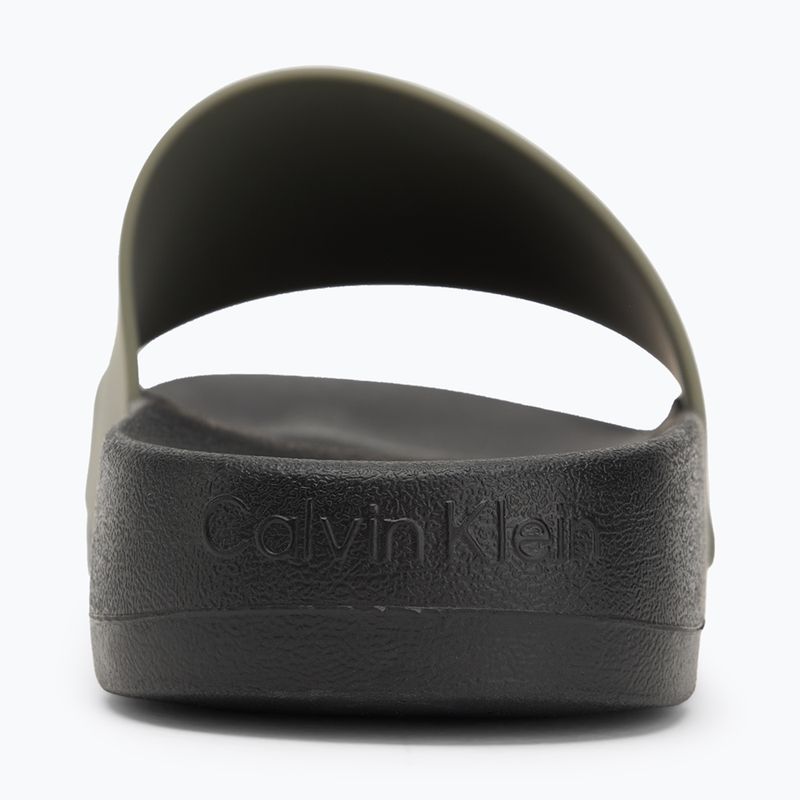 Calvin Klein мъжки джапанки HM0HM01063 Chuncky Pool Slide Rub Smokey Olive/Black 6