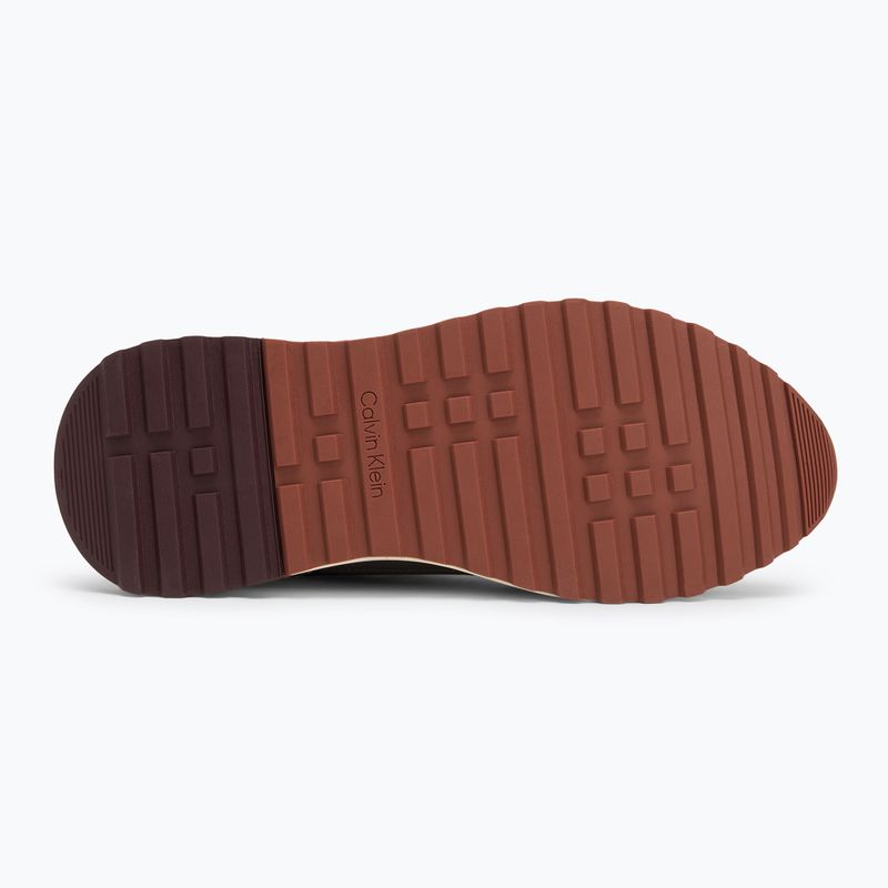 Calvin Klein мъжки обувки HM0HM01714 Low Top Lace Up Repreve Mix Silver Mink/Vineyard Wine 4