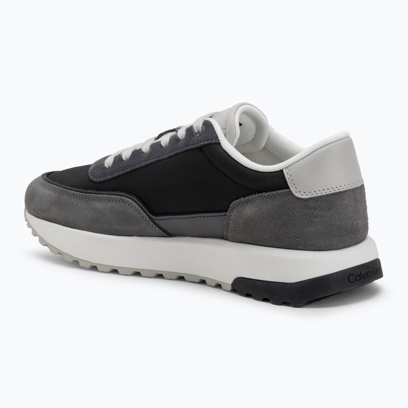 Calvin Klein мъжки обувки HM0HM01714 Low Top Lace Up Repreve Mix Formal Gray/Eggshell/Creamy White 3