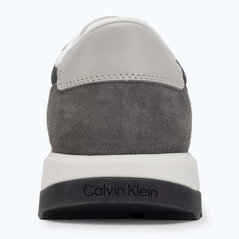 Calvin Klein мъжки обувки HM0HM01714 Low Top Lace Up Repreve Mix Formal Gray/Eggshell/Creamy White 6