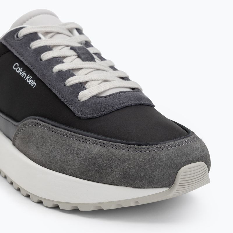 Calvin Klein мъжки обувки HM0HM01714 Low Top Lace Up Repreve Mix Formal Gray/Eggshell/Creamy White 7