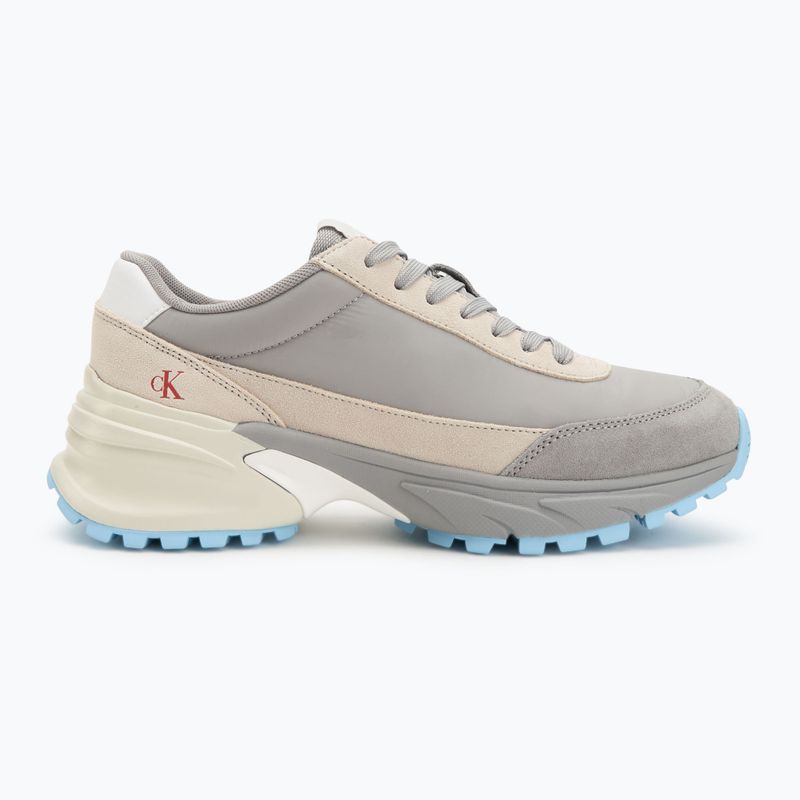 Calvin Klein дамски обувки YW0YW01852 Hike Runner Mg Nylon Mix formal gray/eggsshell creamy/white 2