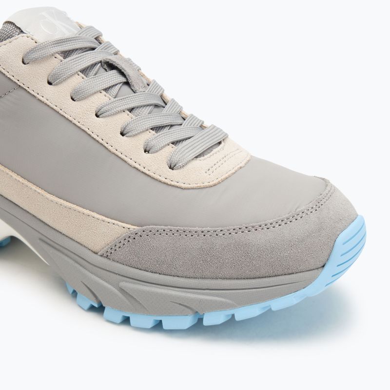 Calvin Klein дамски обувки YW0YW01852 Hike Runner Mg Nylon Mix formal gray/eggsshell creamy/white 7