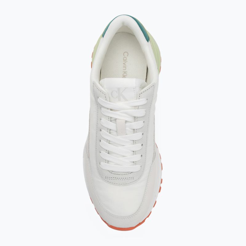 Calvin Klein дамски обувки YW0YW01852 Hike Runner Mg Nylon Mix bright white/oyster mushwroom 5