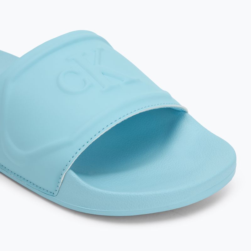 Calvin Klein дамски джапанки YW0YW01879 Pu Hf Mg blue danube 7
