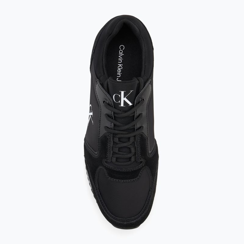 Дамски обувки Calvin Klein YW0YW01644 Runner Laceup Sock Mg Nylon Mix black 5