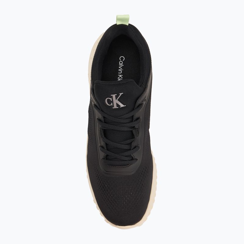 Calvin Klein дамски обувки YW0YW01855 Eva Runner Sock Mg Tech Mix black/pistachio/white jade 5