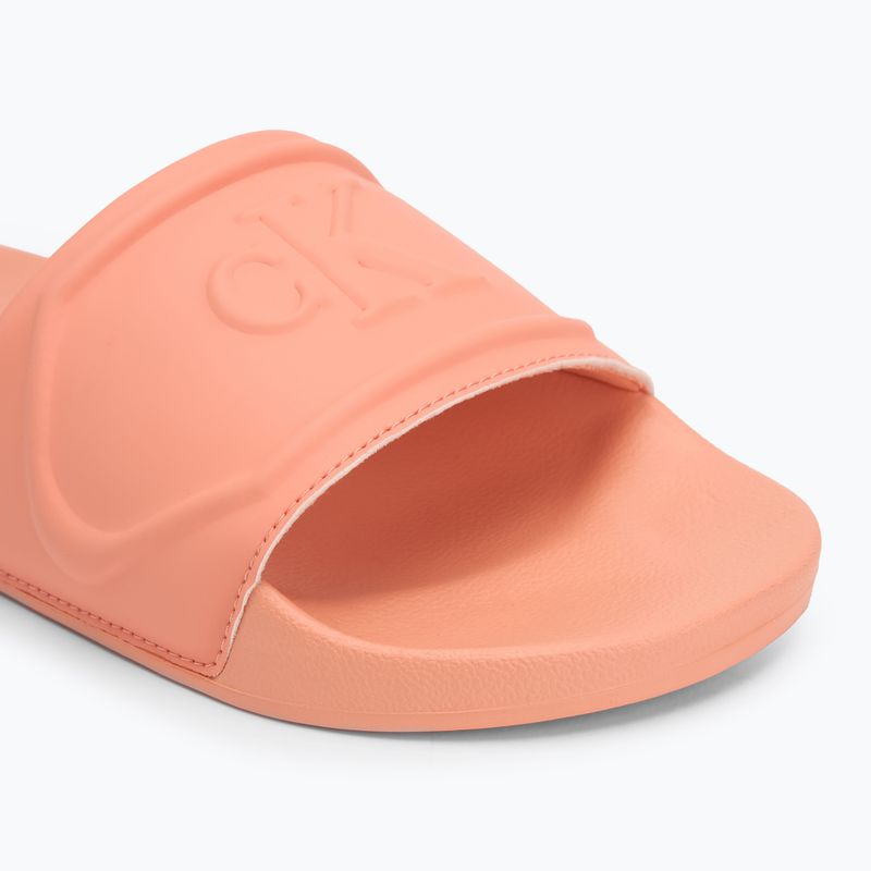 Calvin Klein дамски джапанки YW0YW01879 Pu Hf Mg powder orange 7
