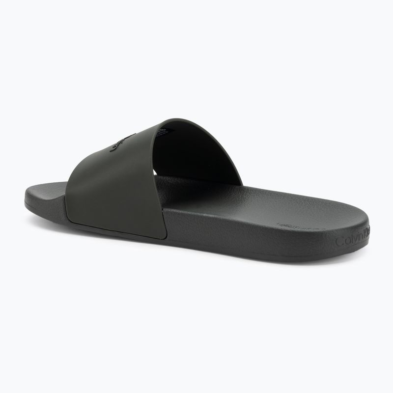 Мъжки чехли Calvin Klein HM0HM00455 Pool Slide Rubber dark olive 3