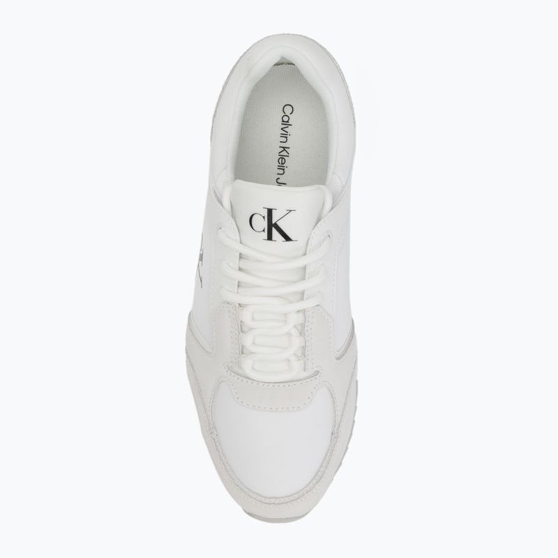Calvin Klein мъжки обувки YM0YM01326 Retro Runner Sock Lace Up Ny-Su Bright White/Black 5