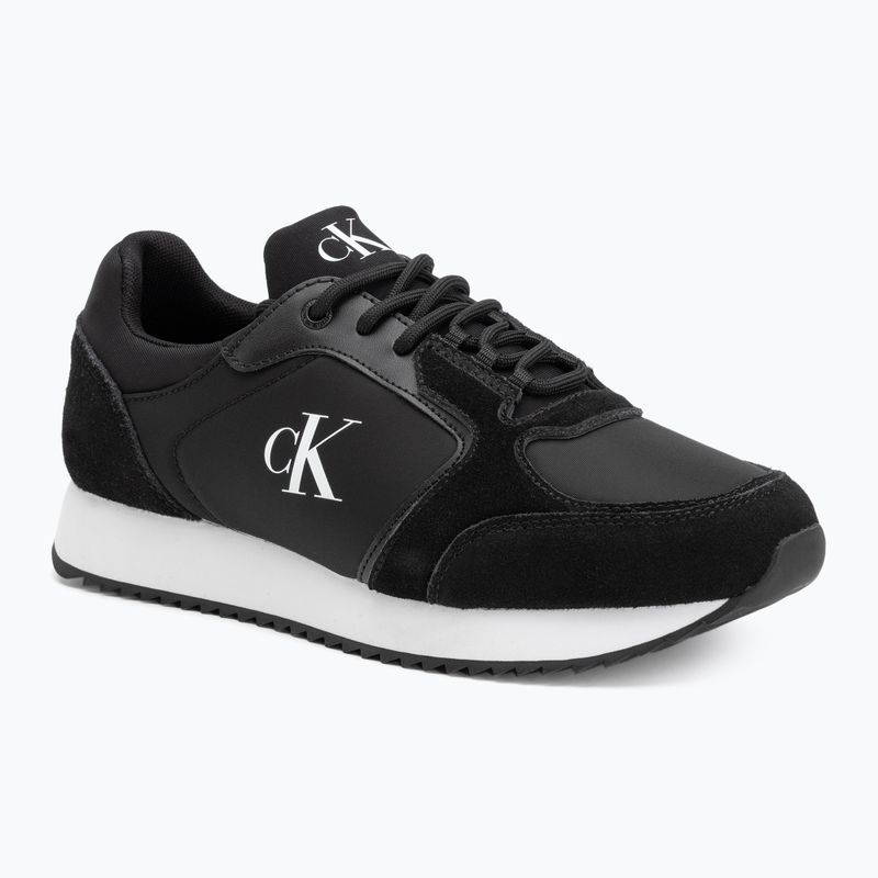 Мъжки обувки Calvin Klein YM0YM01326 Retro Runner Sock Lace Up Ny-Su Calvin Navy/Bright White/Gum
