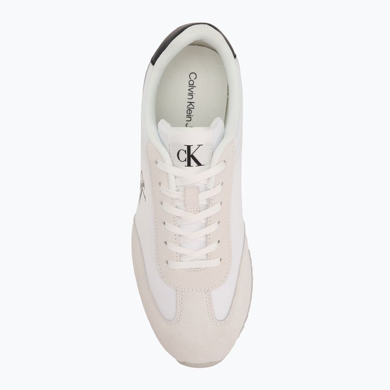 Calvin Klein мъжки обувки YM0YM01325 Retro Runner Lace Up Ny-Su Bright White/Black 5