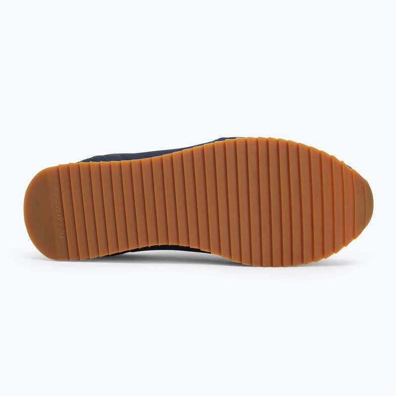 Мъжки обувки Calvin Klein YM0YM01326 Retro Runner Sock Lace Up Ny-Su Calvin Navy/Bright White/Gum 4