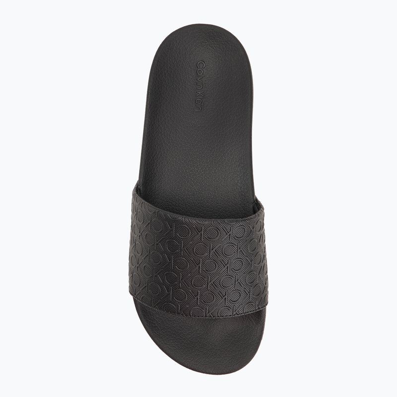 Джапанки HW0HW02541 Pool Slide Mono Ck Black за жени на Calvin Klein 5