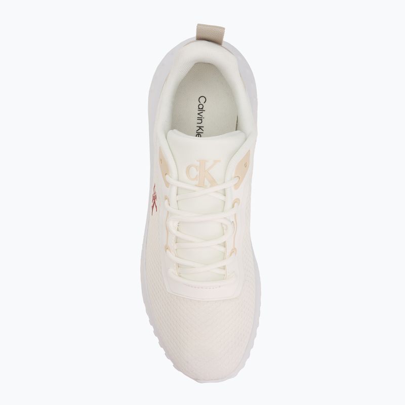 Calvin Klein мъжки обувки YM0YM01285 Hike Runner Mix Mesh Bright White/Moonstruck/Tandoori 5