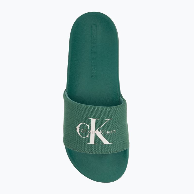 Calvin Klein мъжки джапанки YM0YM01367 Monologo CV Wild Green 5