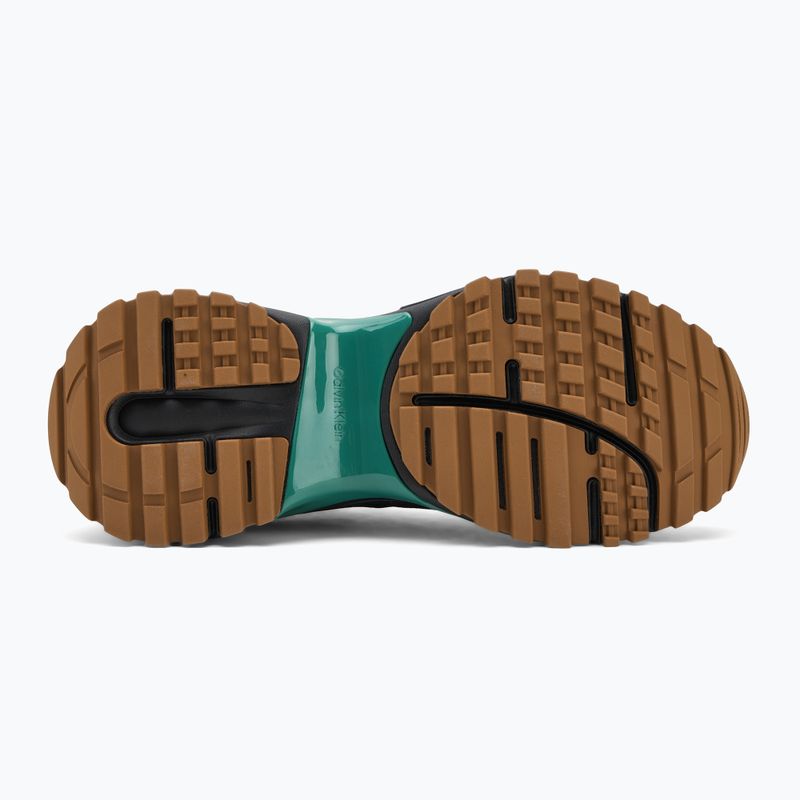 Calvin Klein мъжки обувки YM0YM01284 Hike Runner Tech Knit Ck Black/Grain Brown/Wild Green 4