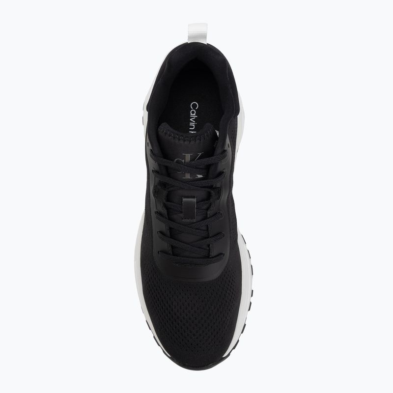 Calvin Klein мъжки обувки YM0YM01284 Hike Runner Tech Knit Black/Bright White 5
