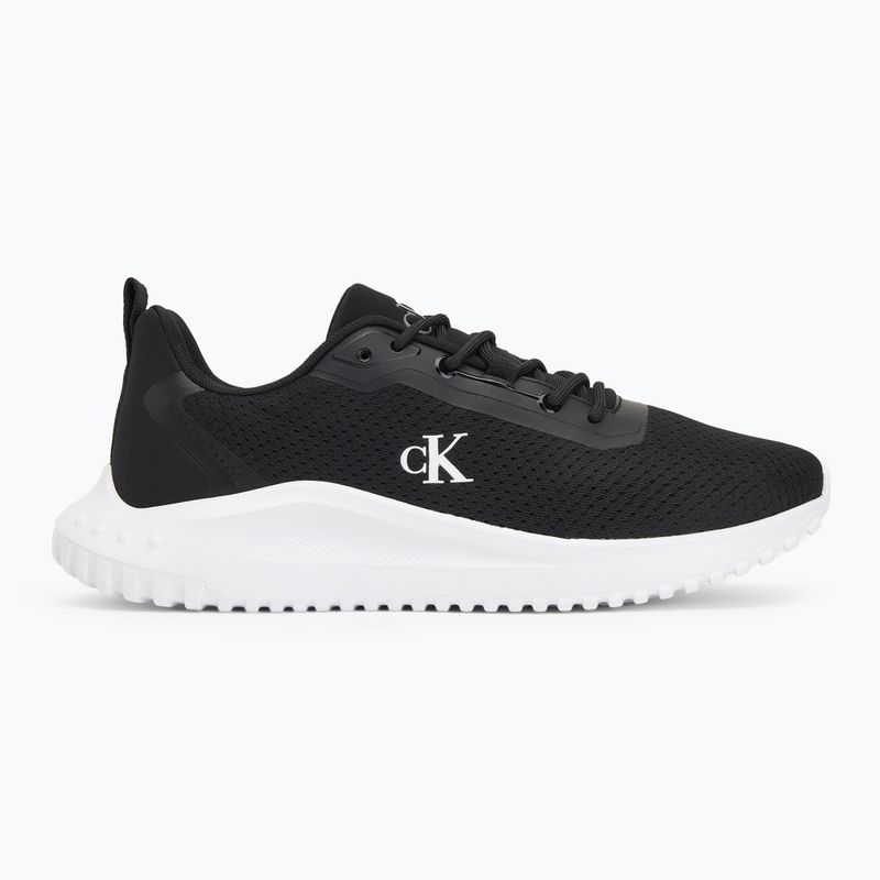 Calvin Klein мъжки обувки YM0YM01285 Hike Runner Mix Mesh Black/Bright White 2