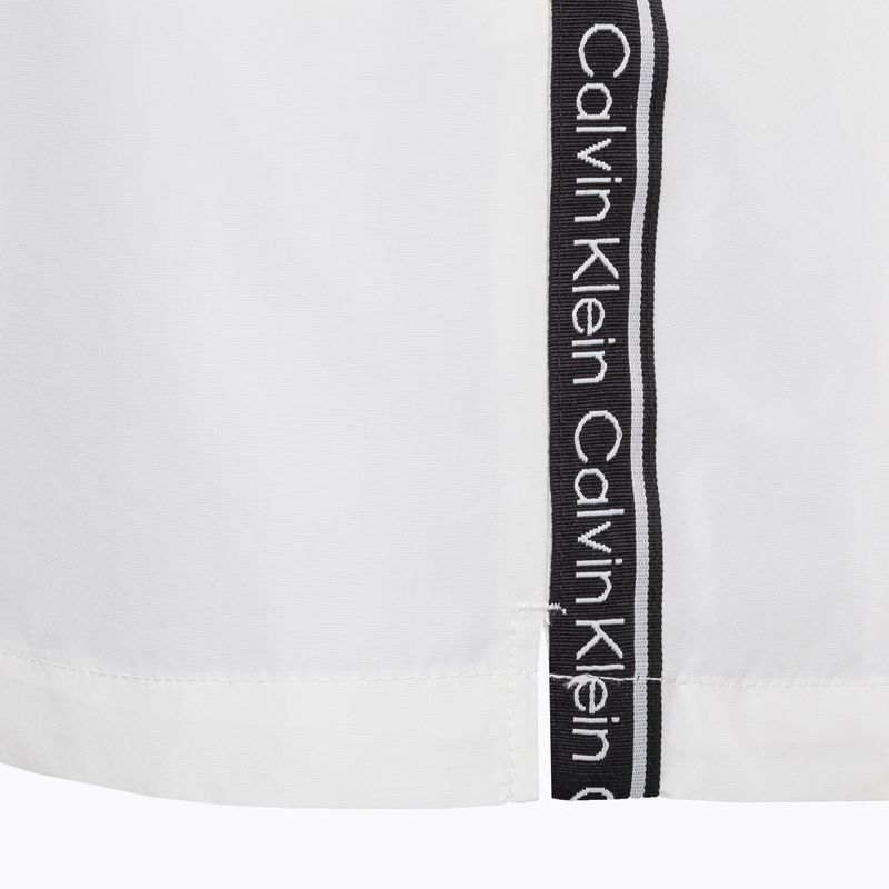 Мъжки къси панталони за плуване Calvin Klein Medium Drawstring white 8