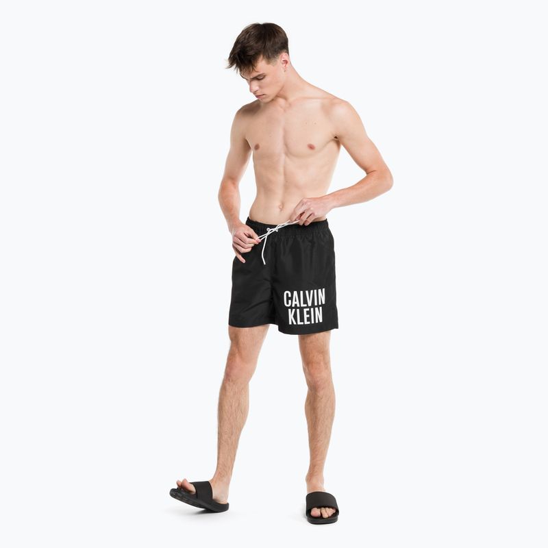 Мъжки къси панталони за плуване Calvin Klein Medium Drawstring black 5