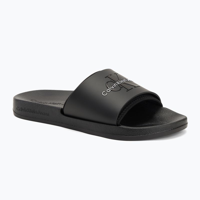 Мъжки джапанки Calvin Klein YM0YM00361 Slide Rubber Neoprene Monologo black