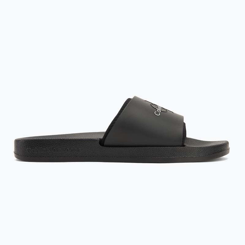 Мъжки джапанки Calvin Klein YM0YM00361 Slide Rubber Neoprene Monologo black 2