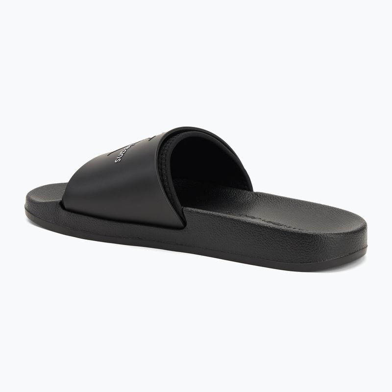Мъжки джапанки Calvin Klein YM0YM00361 Slide Rubber Neoprene Monologo black 3