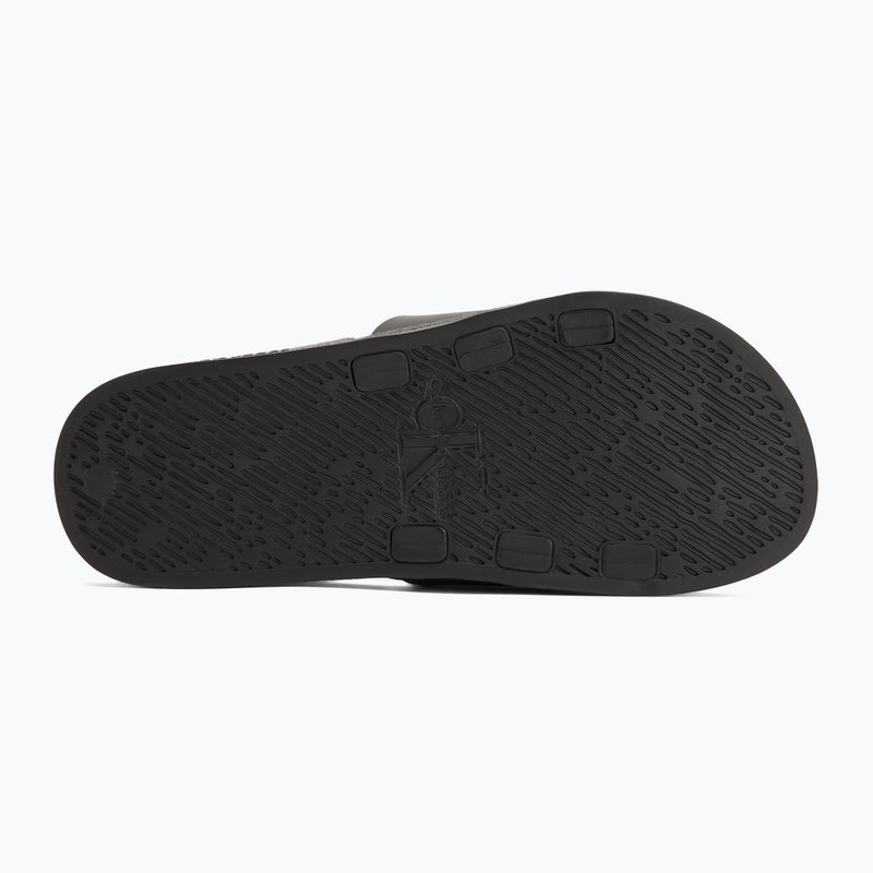 Мъжки джапанки Calvin Klein YM0YM00361 Slide Rubber Neoprene Monologo black 4