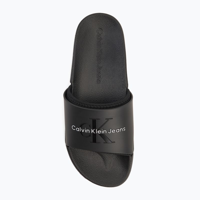 Мъжки джапанки Calvin Klein YM0YM00361 Slide Rubber Neoprene Monologo black 5
