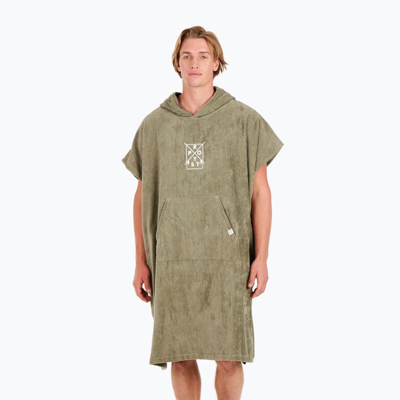 Мъжко пончо Protest Prtpurdey artichoke green 3