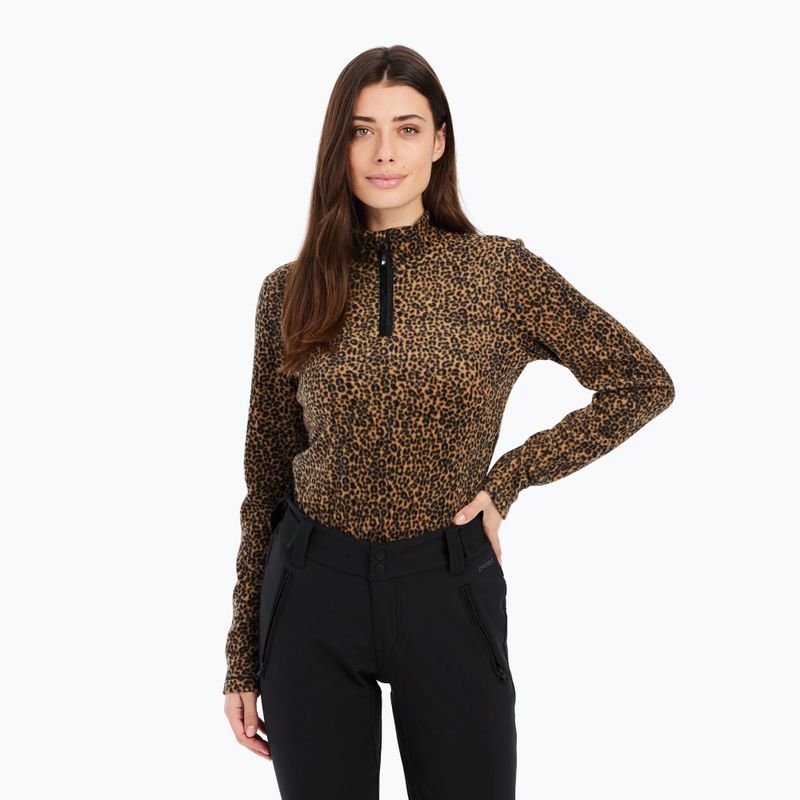 Дамски суитшърт Protest Prtfuzzy24 1/4 Zip tortilla 5