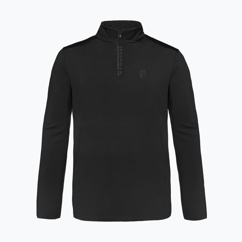Мъжки суитшърт Protest Rewill 1/4 Zip Active true black