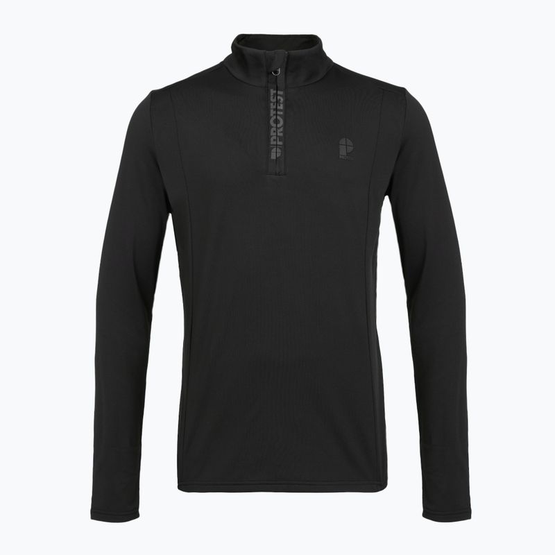 Мъжки суитшърт Protest Rewill 1/4 Zip Active true black