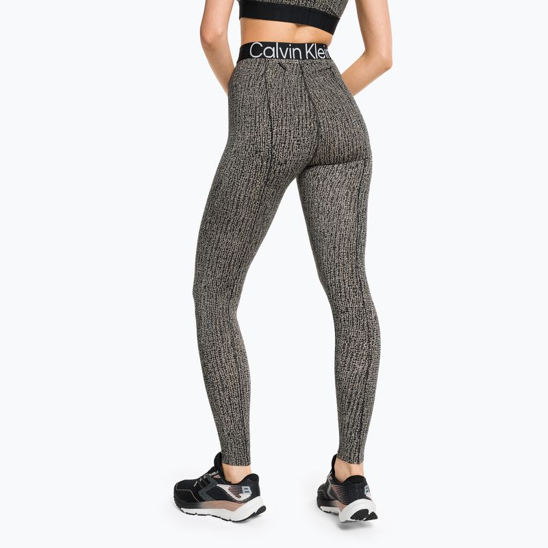 Дамски тренировъчен клин Calvin Klein 7/8 8VR шокиращ принт 3