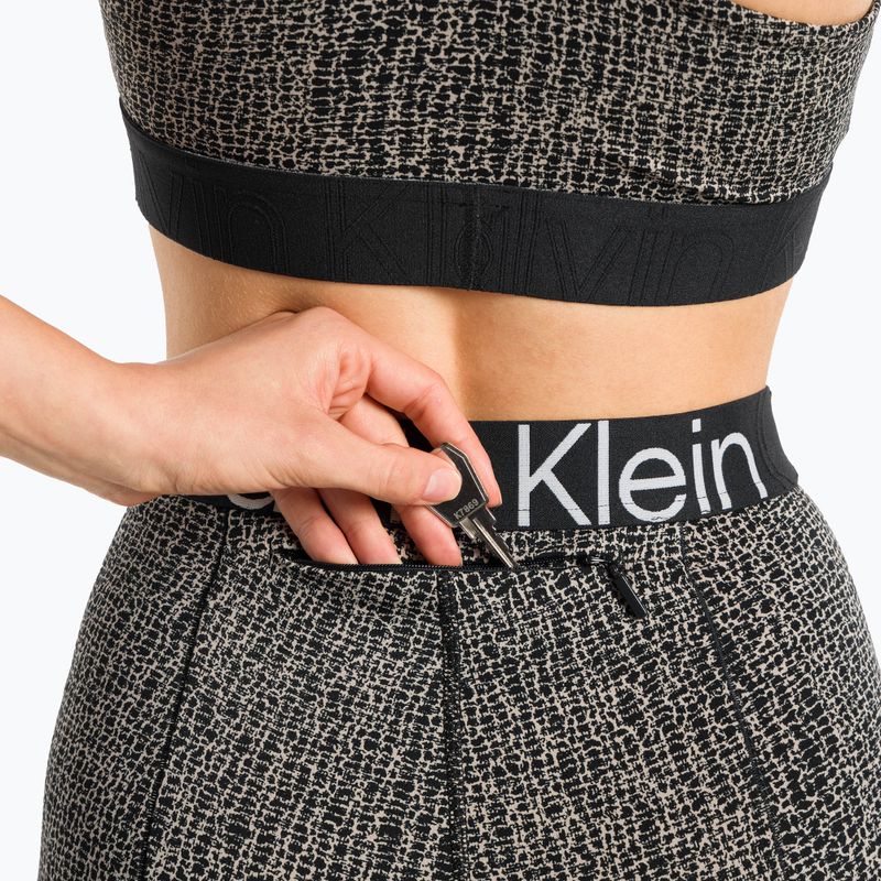 Дамски тренировъчен клин Calvin Klein 7/8 8VR шокиращ принт 4