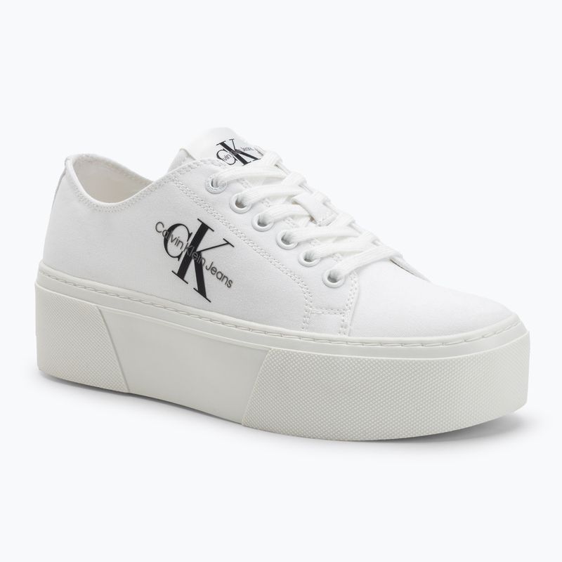 Calvin Klein дамски маратонки YW0YW01033 Vulc Flatform+ Cupsole Low white