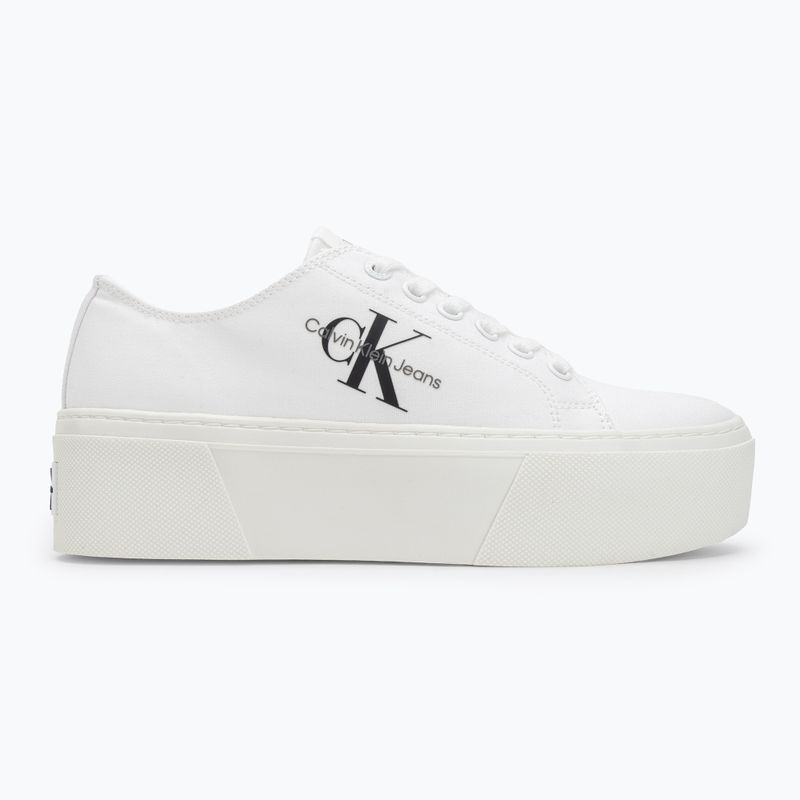 Calvin Klein дамски маратонки YW0YW01033 Vulc Flatform+ Cupsole Low white 2