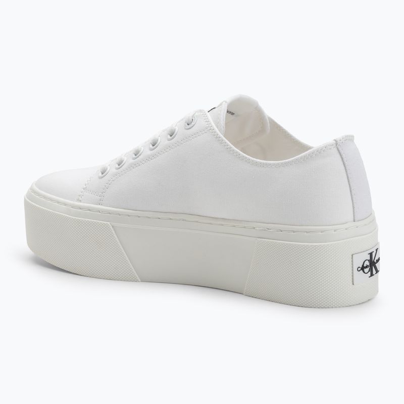 Calvin Klein дамски маратонки YW0YW01033 Vulc Flatform+ Cupsole Low white 3