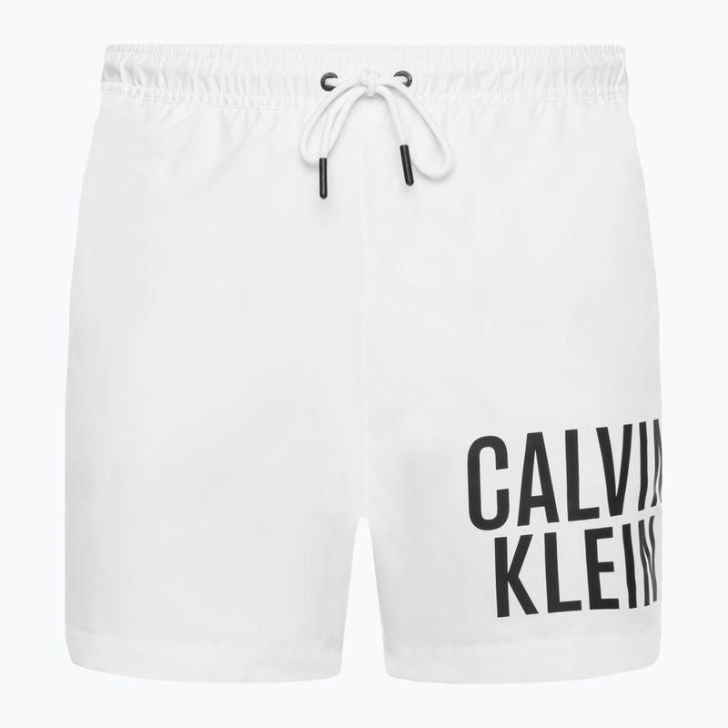 Мъжки къси панталони за плуване Calvin Klein Medium Drawstring white