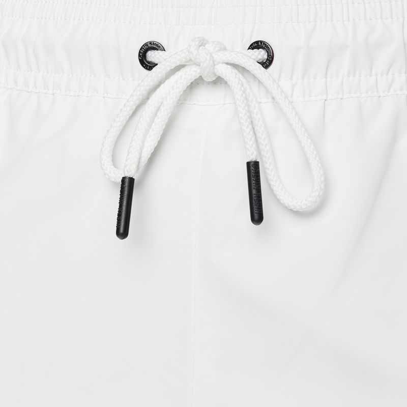 Мъжки къси панталони за плуване Calvin Klein Medium Drawstring white 3