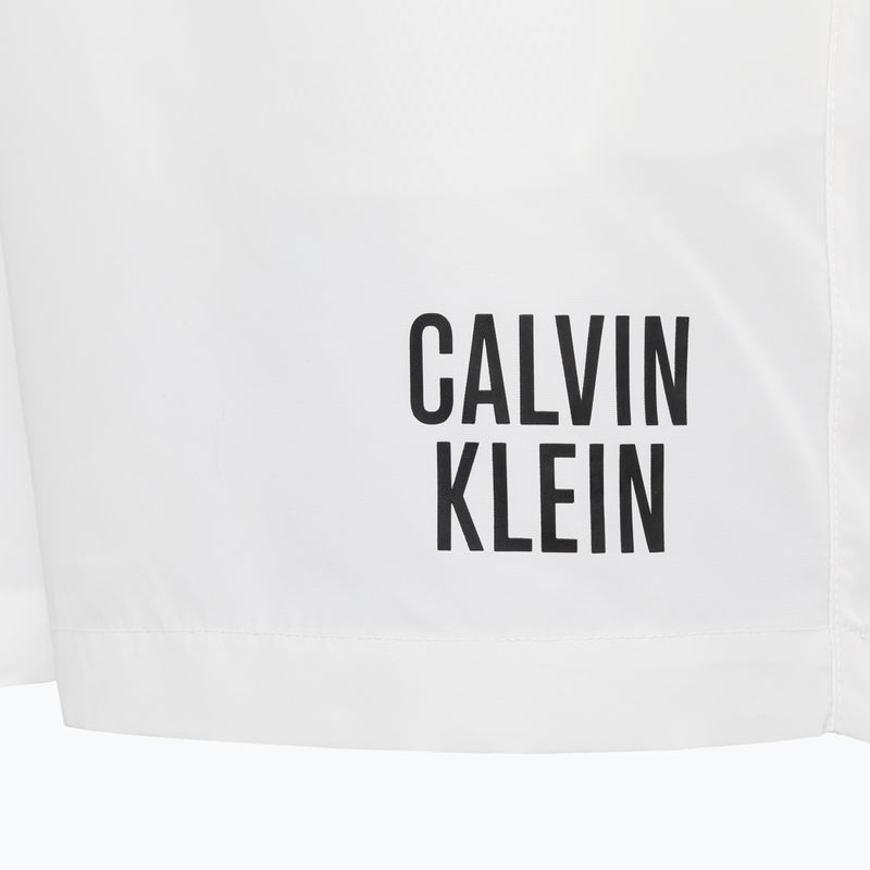 Мъжки къси панталони Calvin Klein Medium с двойна лента за плуване white 3