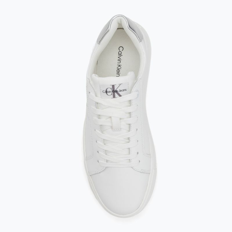Calvin Klein дамски обувки YW0YW01224 Cupsole Mono Lth Wn white/silver 5